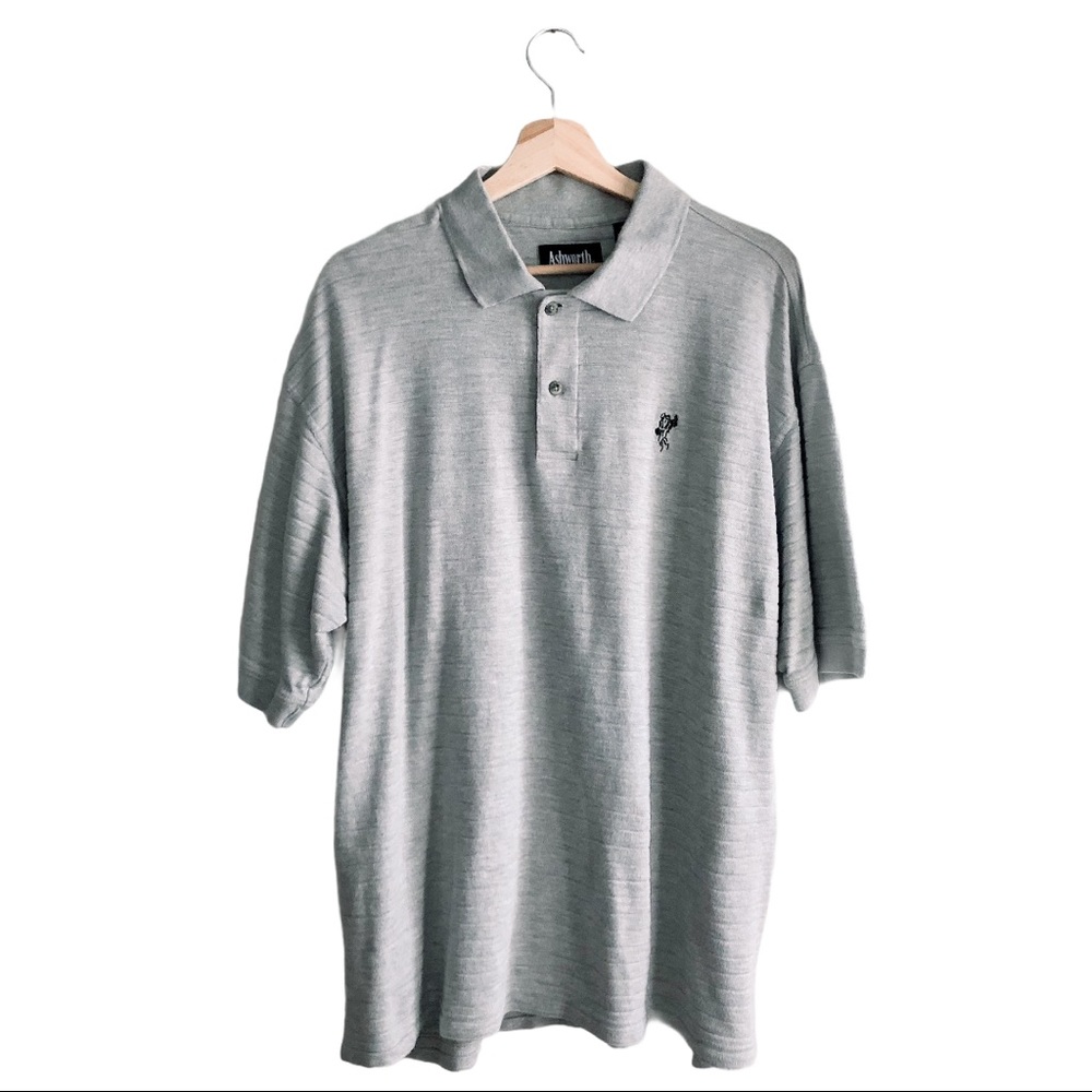 Ashworth | Vintage 90's Gray Men's Golf Polo